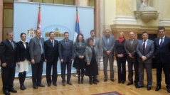 22. februar 2013. Predsednik i član PGP sa Alžirom i narodni poslanici sa ambasadorom Alžira u Beogradu